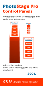 PhotoStage Pro Control Panel Vendor 05